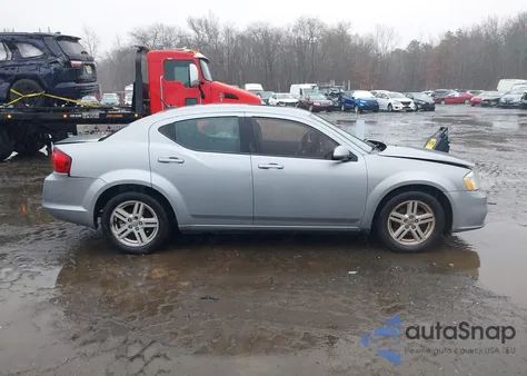 2013 Dodge Avenger Sxt из США, поврежденный, VIN 1C3CDZCB6DN619444